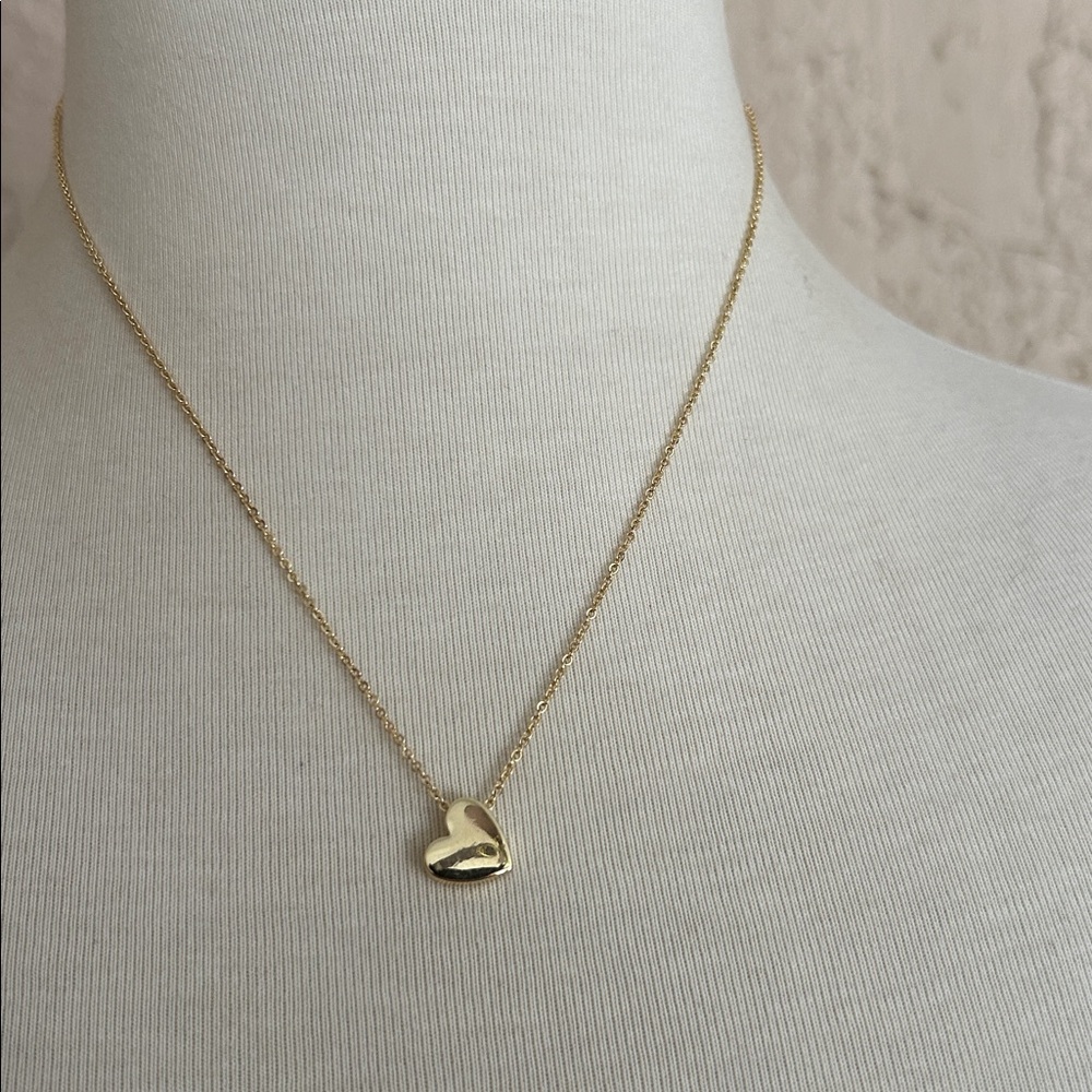 Nice Gold Heart Necklace